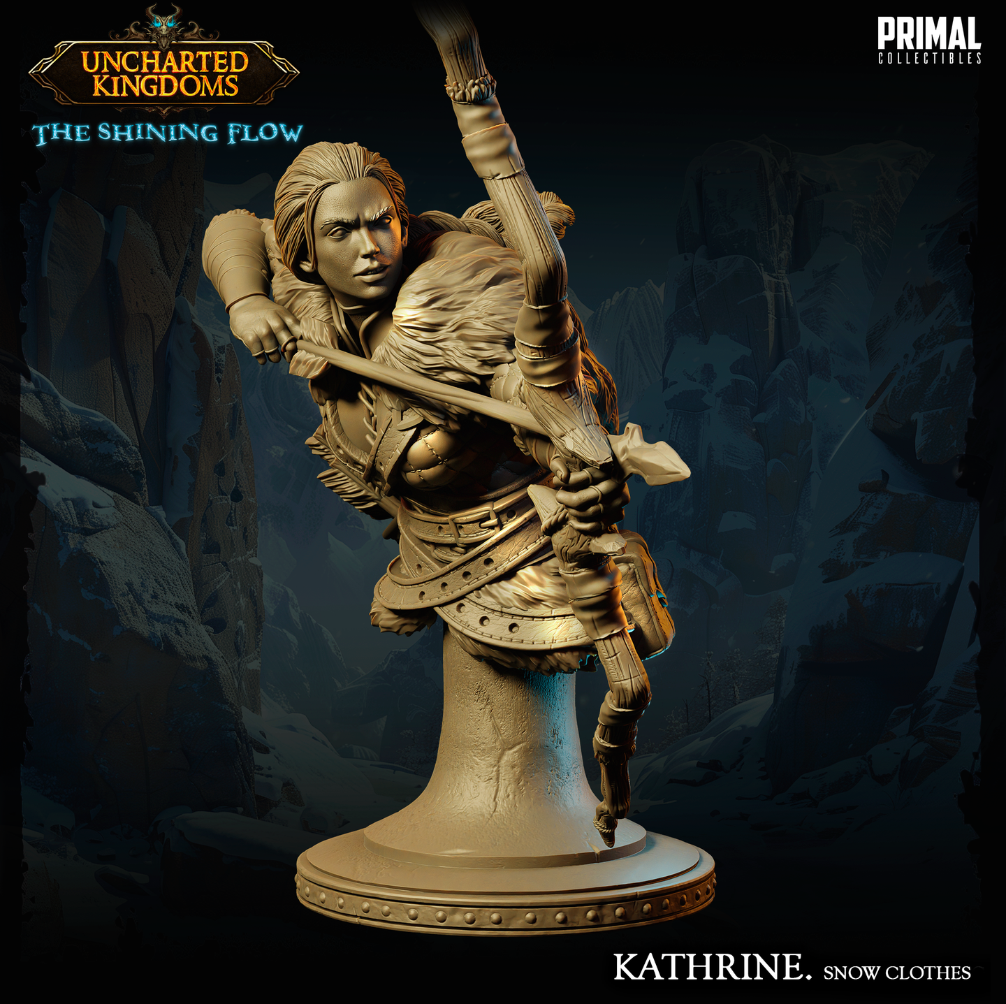 Female Arctic Ranger / Fighter (Katherine) Bust by Primal Collectibles
