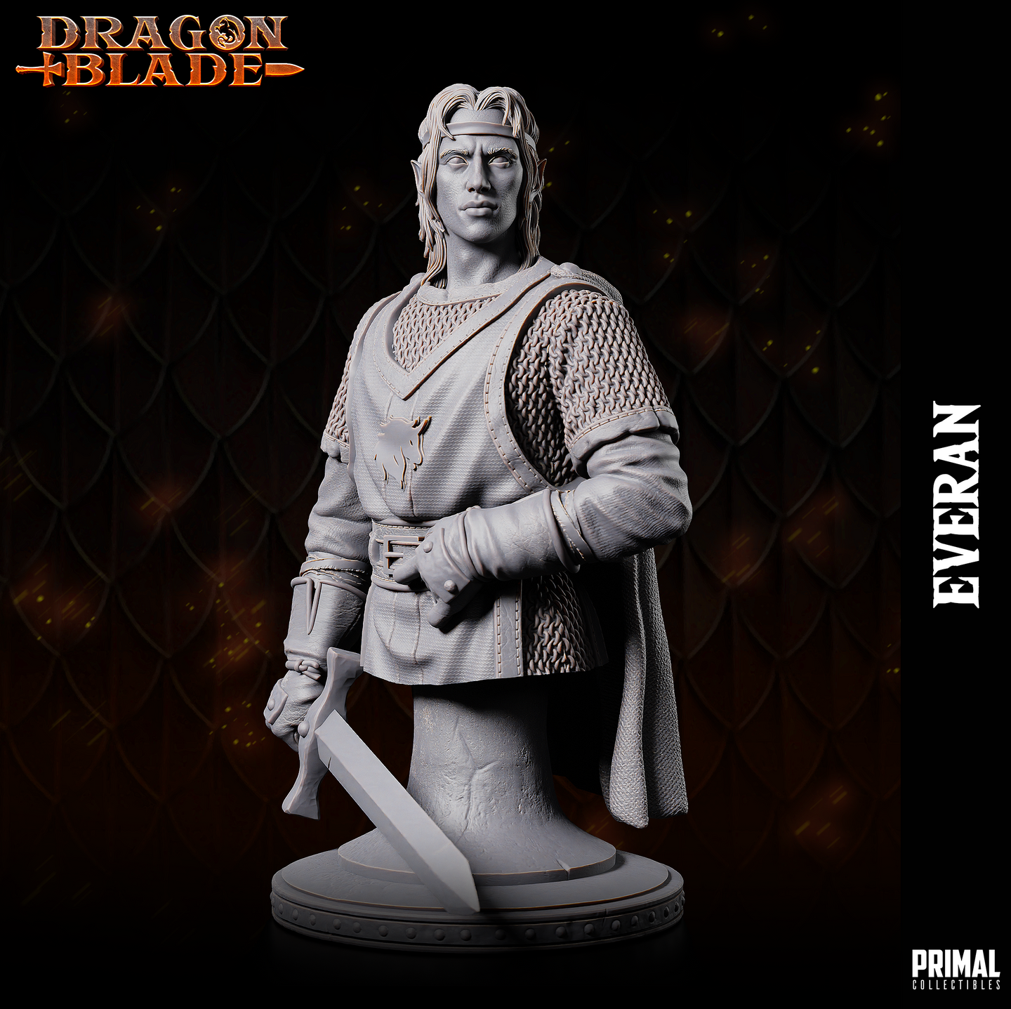Elf Warrior (Everan) Bust by Primal Collectibles
