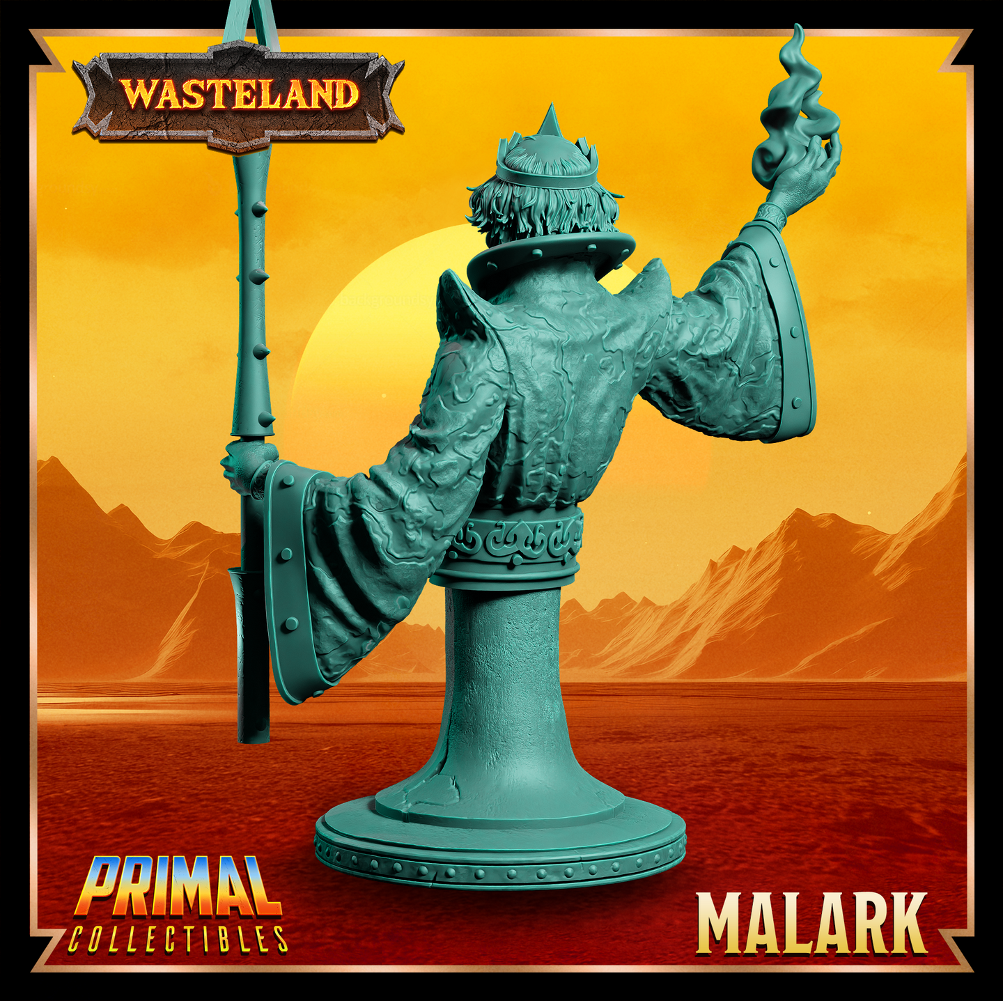 Sorcerer King (Malark) Bust  by Primal Collectibles