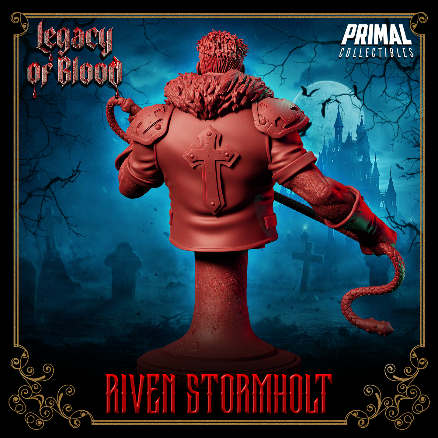 Ranger Vampire Hunter (Riven Stormholt) Bust  by Primal Collectibles