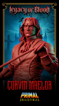 Vampire Hunter (Corvin Maelor) Bust  by Primal Collectibles