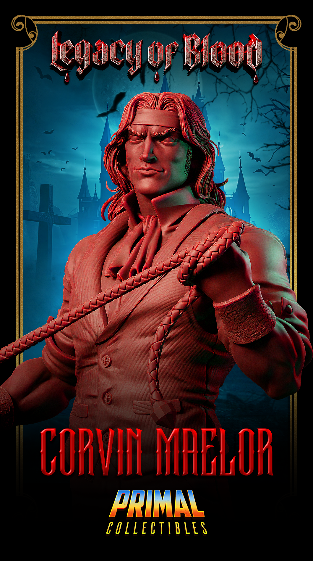Vampire Hunter (Corvin Maelor) Bust  by Primal Collectibles