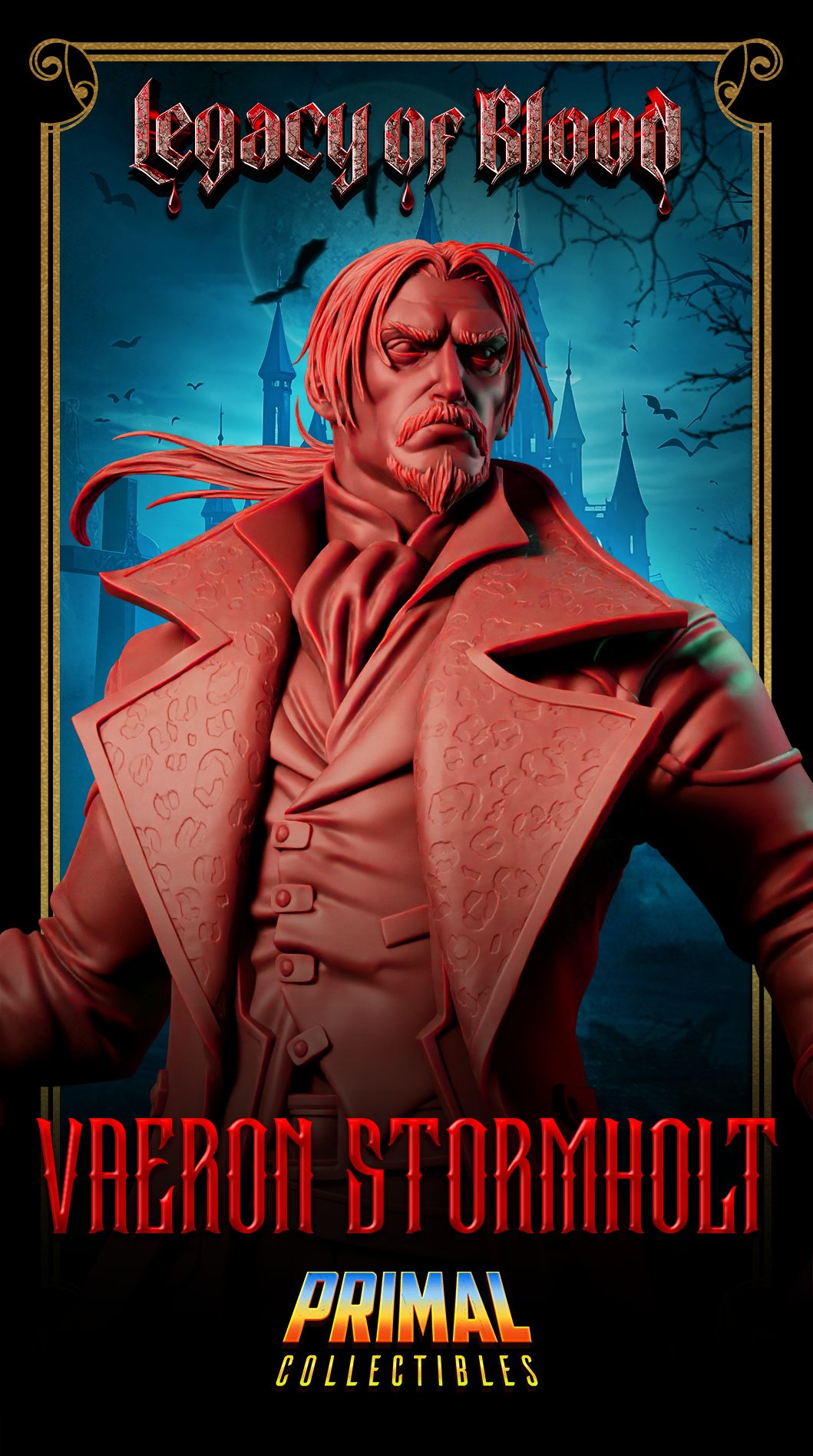 Vampire Hunter Fighter (Vaeron Stormholt) Bust  by Primal Collectibles
