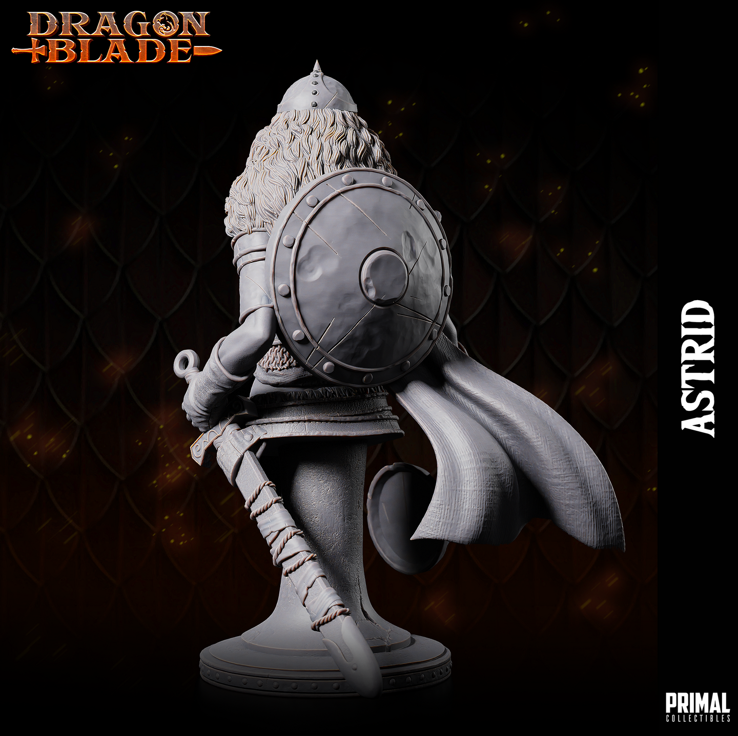 Human Fighter (Astrid) Bust by Primal Collectibles