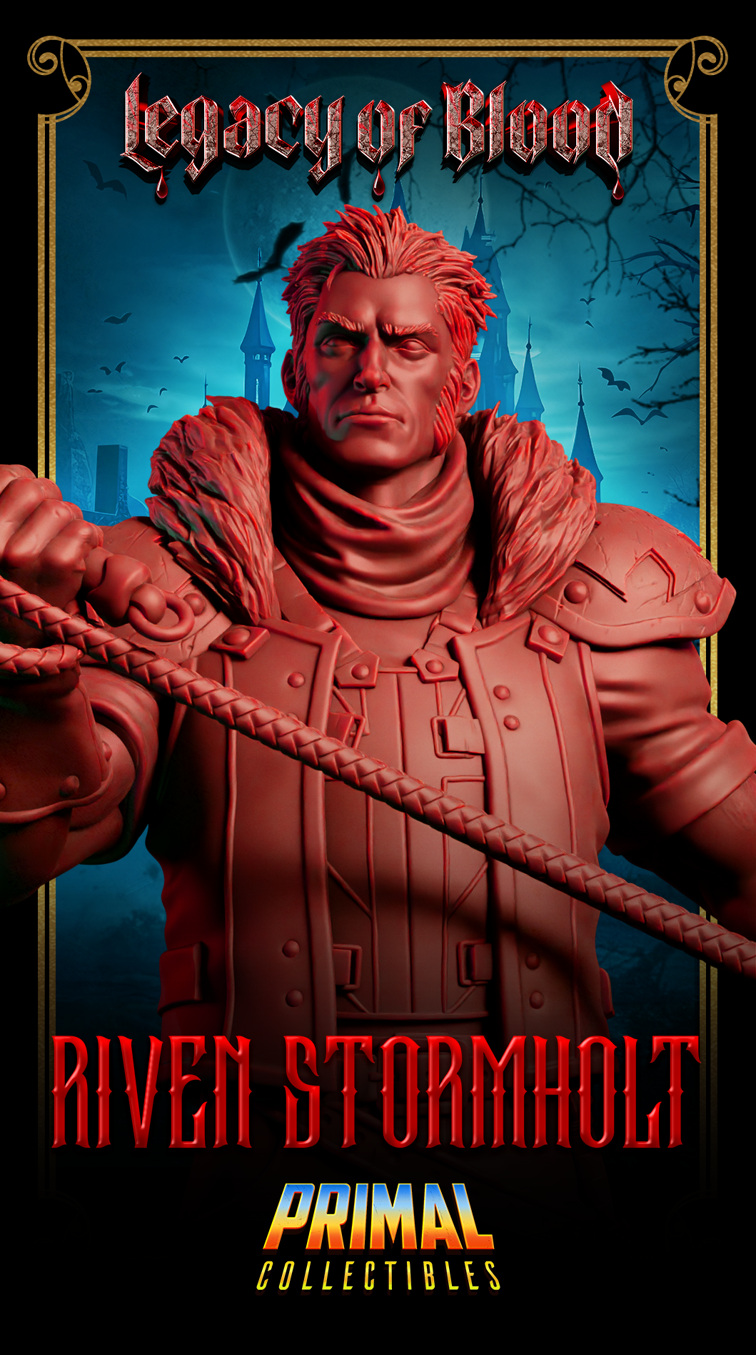 Ranger Vampire Hunter (Riven Stormholt) Bust  by Primal Collectibles