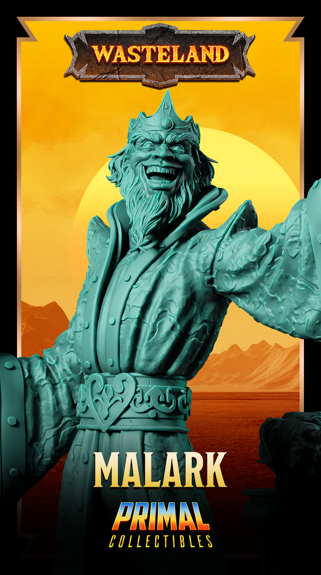 Sorcerer King (Malark) Bust  by Primal Collectibles