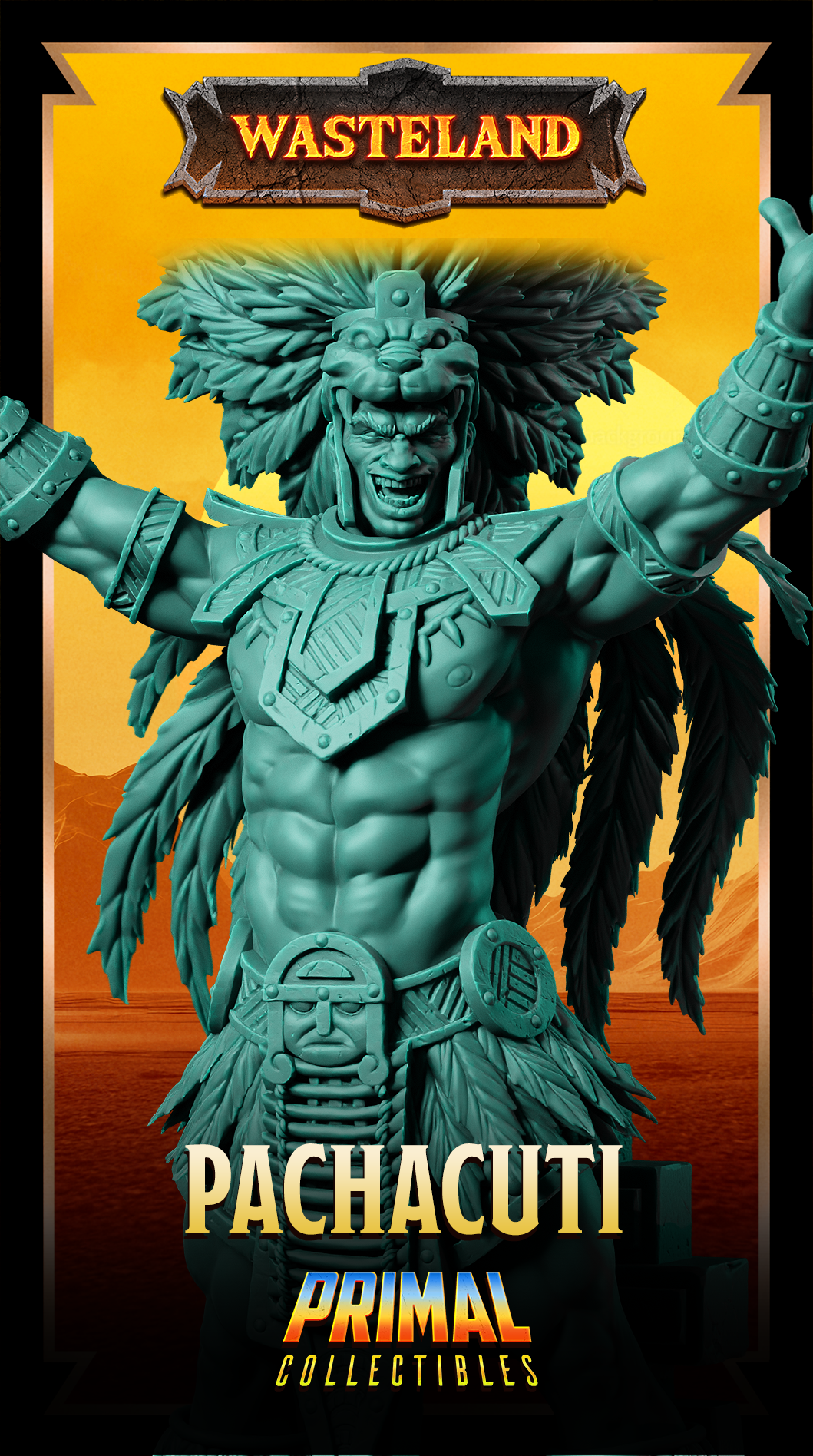 Sorcerer King (Pachacuti) Bust  by Primal Collectibles