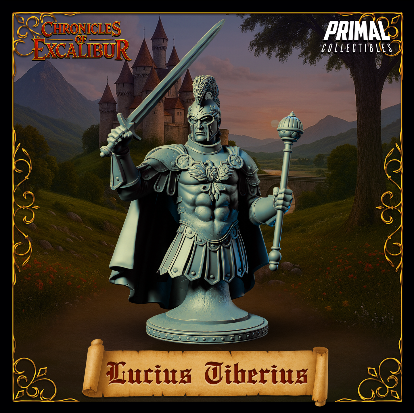 King (Lucius Tiberius) Bust  by Primal Collectibles