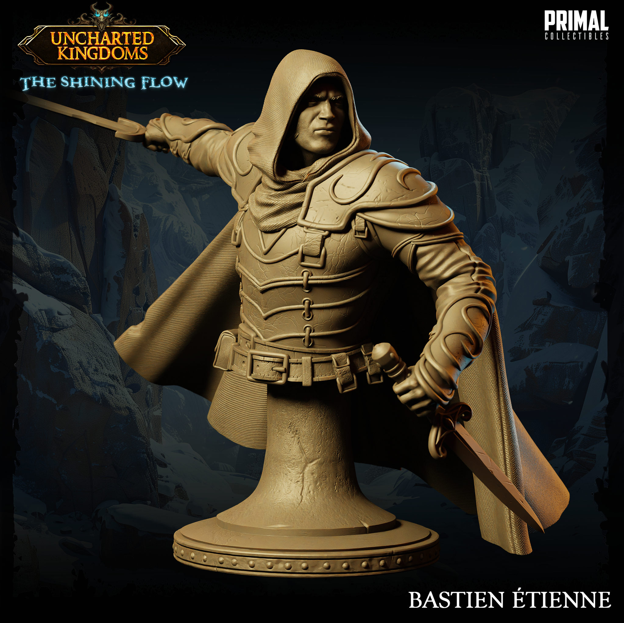 Assassin (Bastien) w/Hood Up Bust by Primal Collectibles