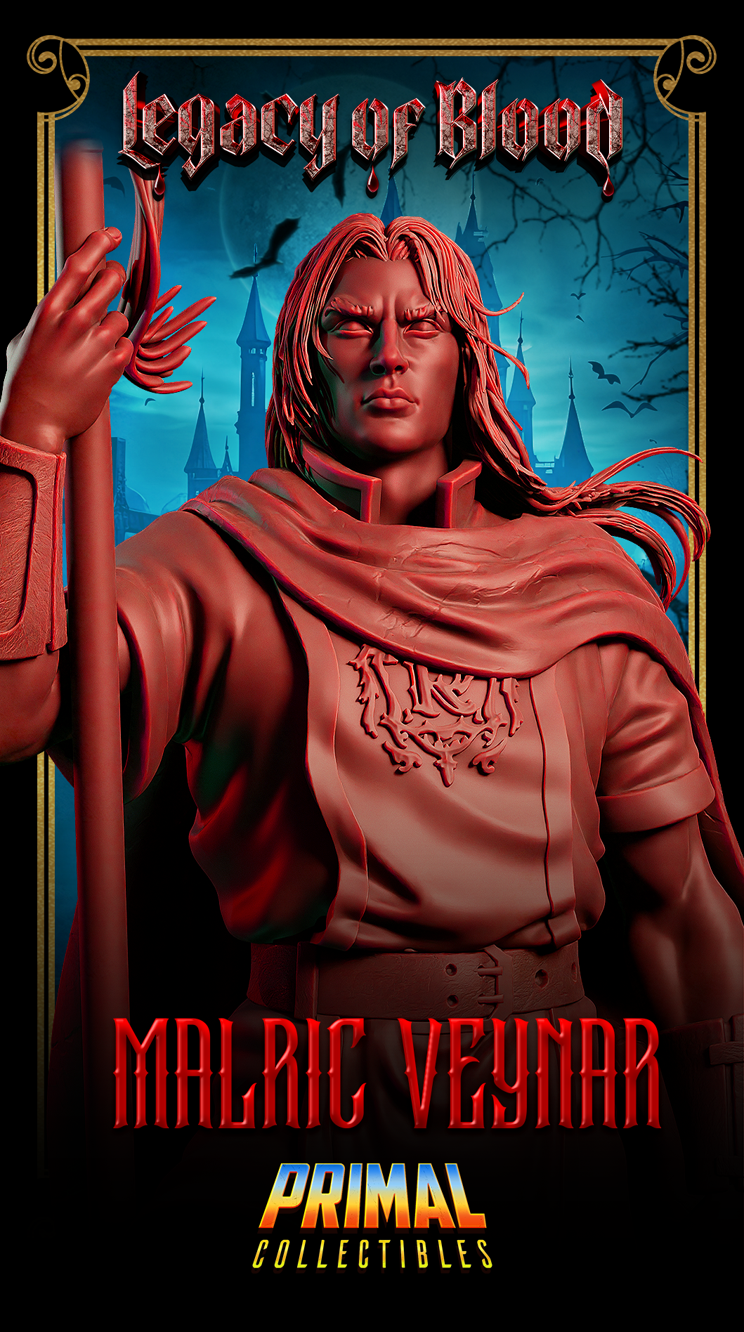 Vampire Hunter (Malric Veynar) Bust  by Primal Collectibles