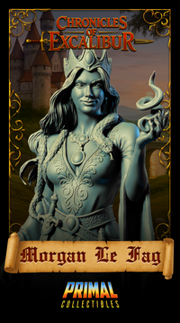 Witch (Morgan La Fay) Bust  by Primal Collectibles