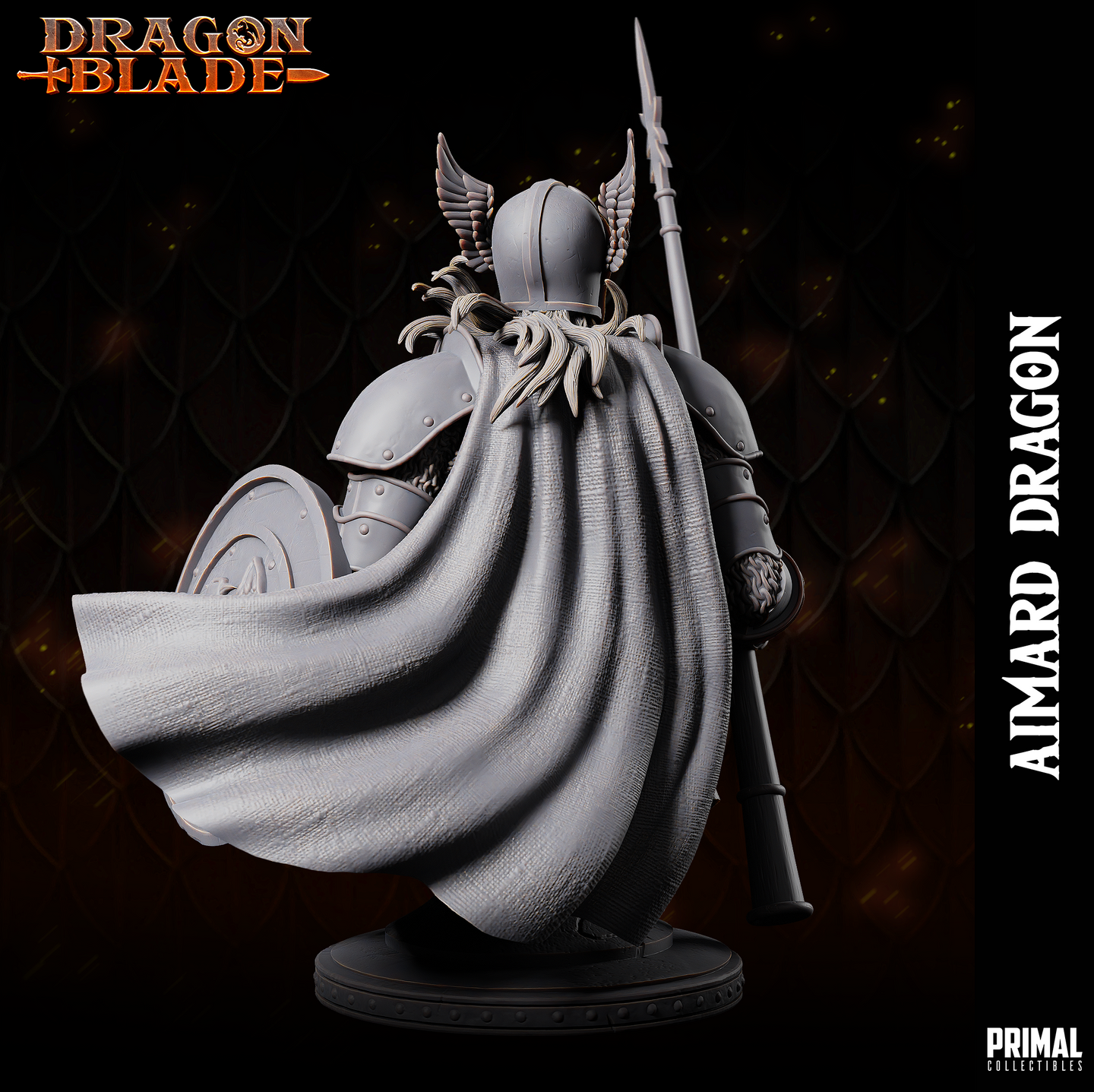 Fighter (Aimard) w/Closed Helm Bust by Primal Collectibles