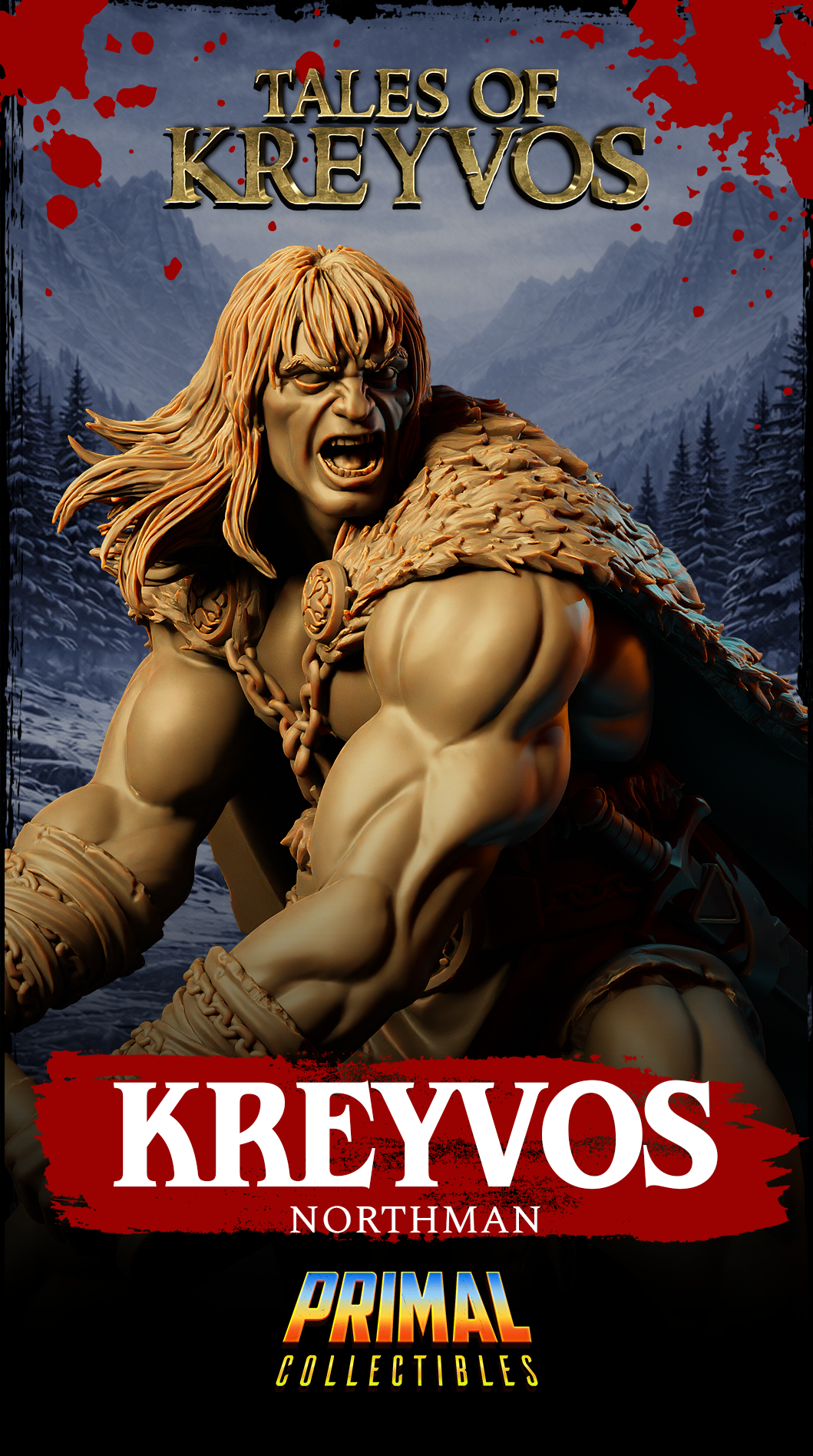 Northman (Kreyvos) Bust  by Primal Collectibles