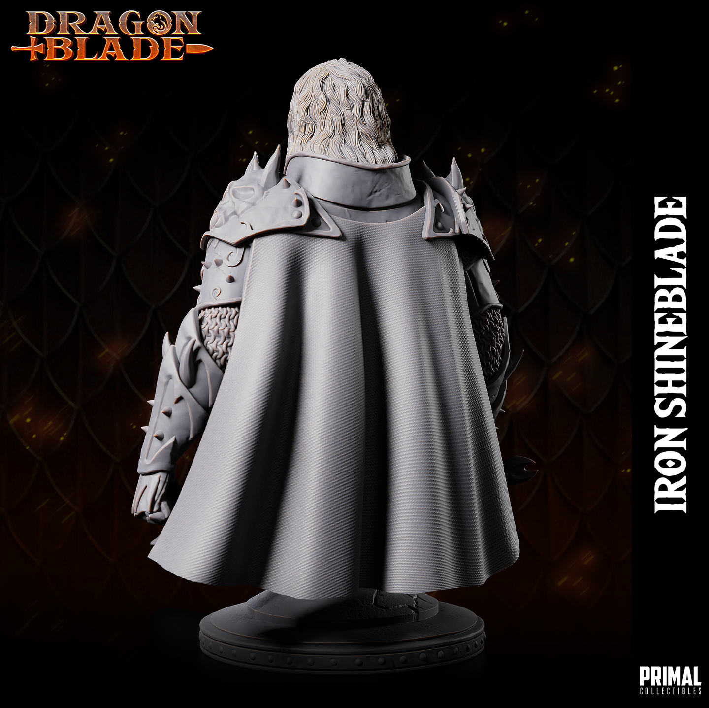 Fighter (Iron Shineblade) w/No Helmet Bust by Primal Collectibles
