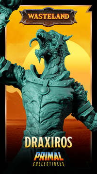 Dragonborn Sorcerer King (Draxiros) Bust  by Primal Collectibles