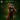 Iggwilv miniature by The Toadstool Weaver — woman with long black hair, one arm raised, wearing a fitted dark bodysuit with green sigil, sweeping red cloak billowing behind her.