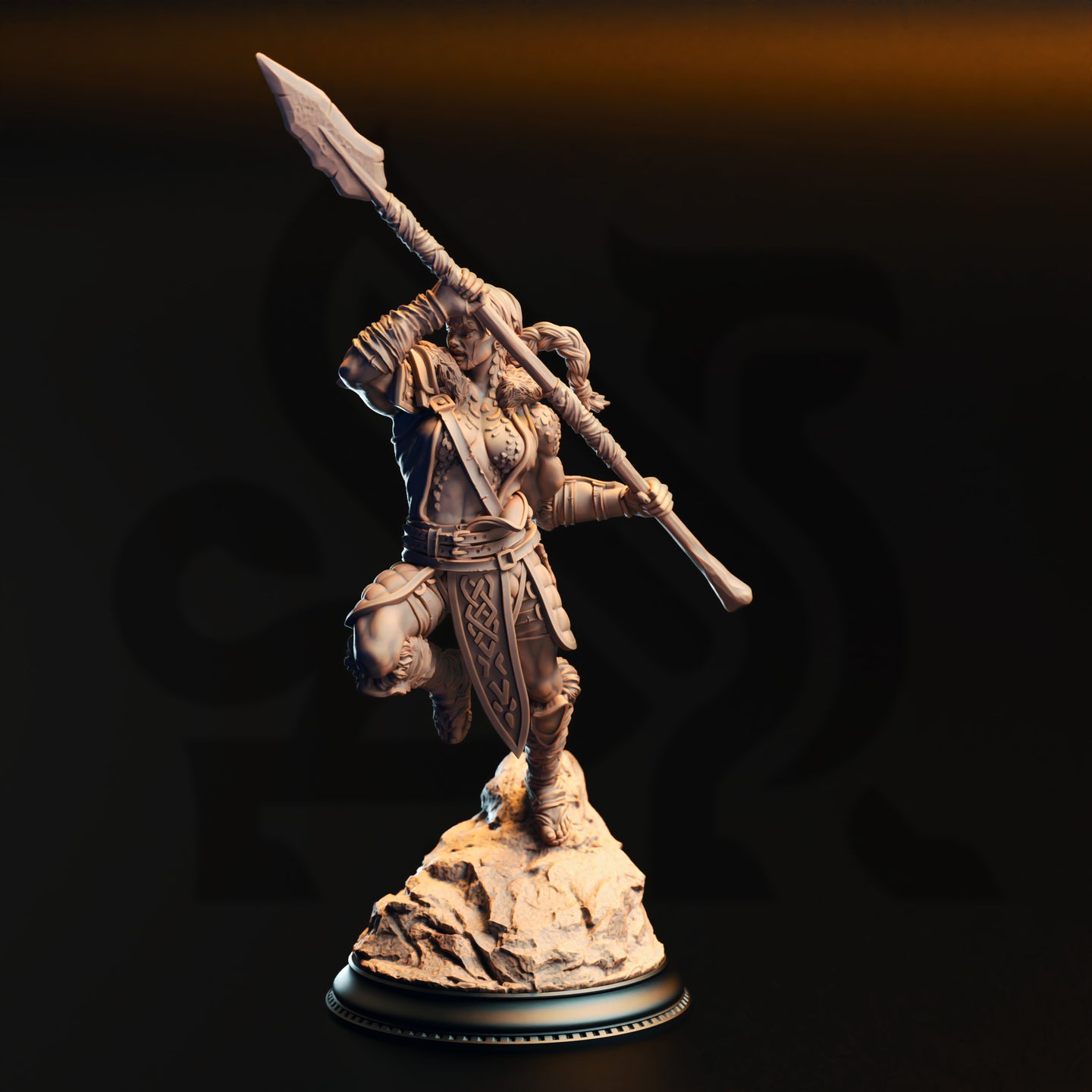 Half-Dragon Barbarian (Illyria Spineshatter) by DM Stash