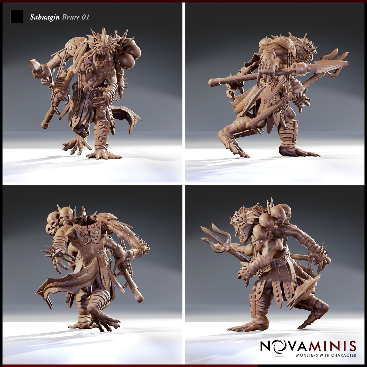 Sahuagin Brute Bundle by Novaminis