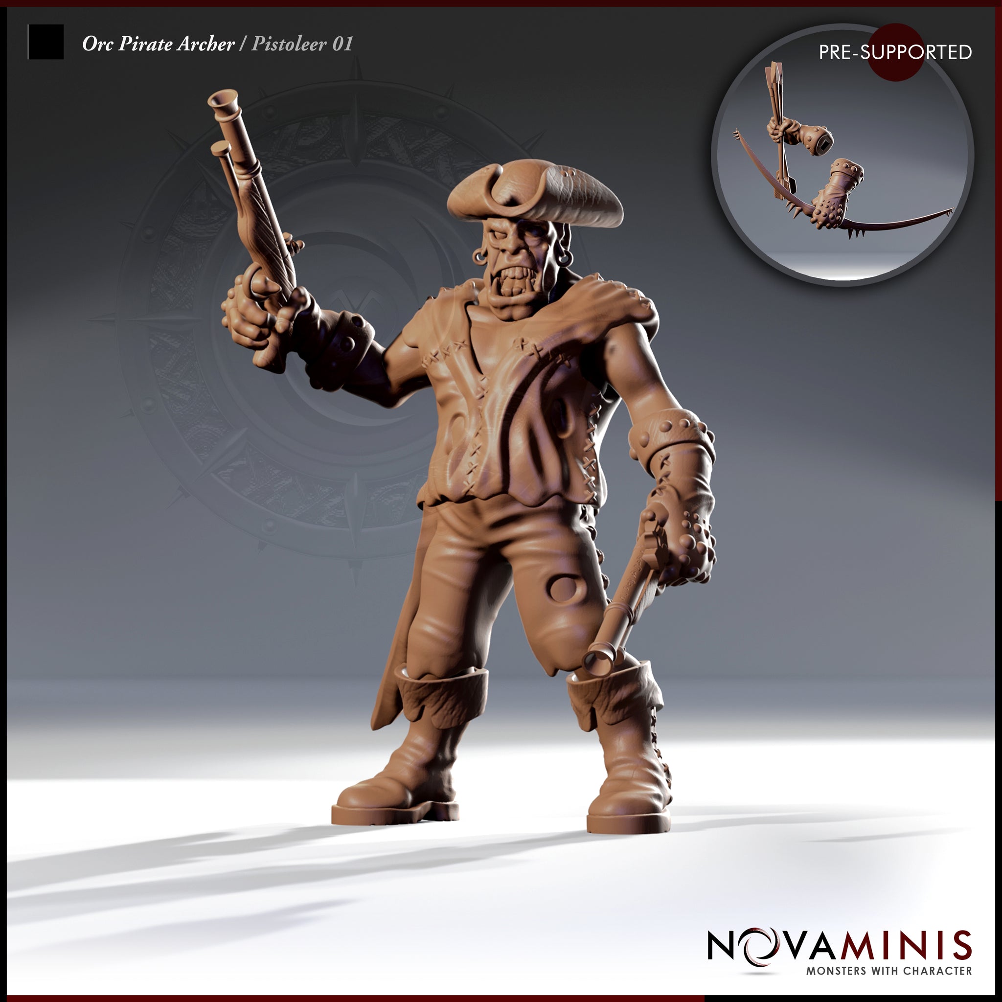 Orc Pirate Pistoleer Bundle by Novaminis