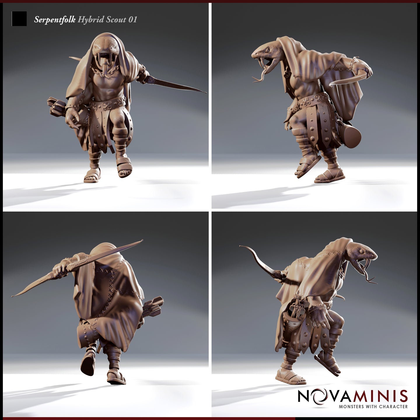 Serpentfolk Hybrid Scout Bundle by Novaminis