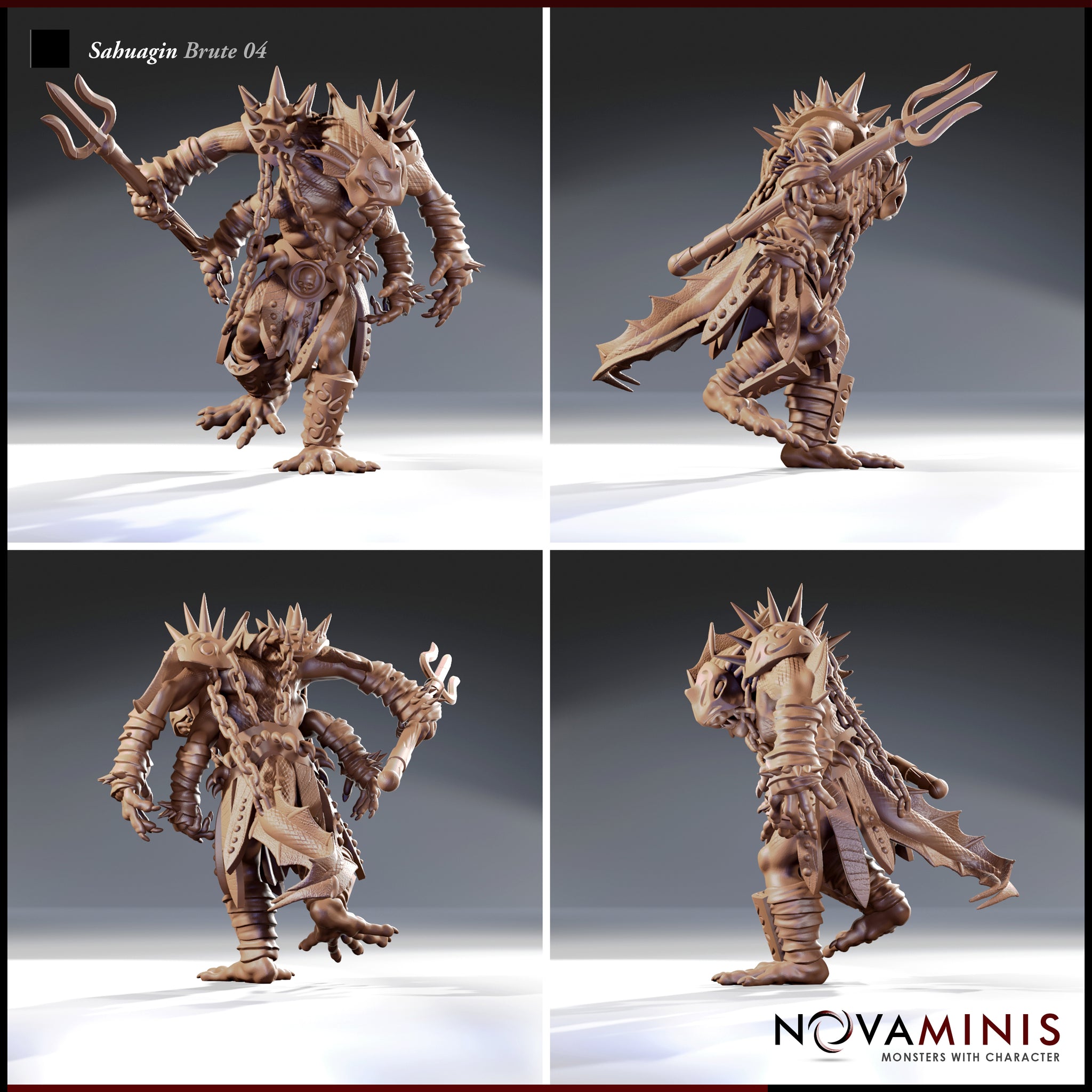 Sahuagin Brute 04 by Novaminis