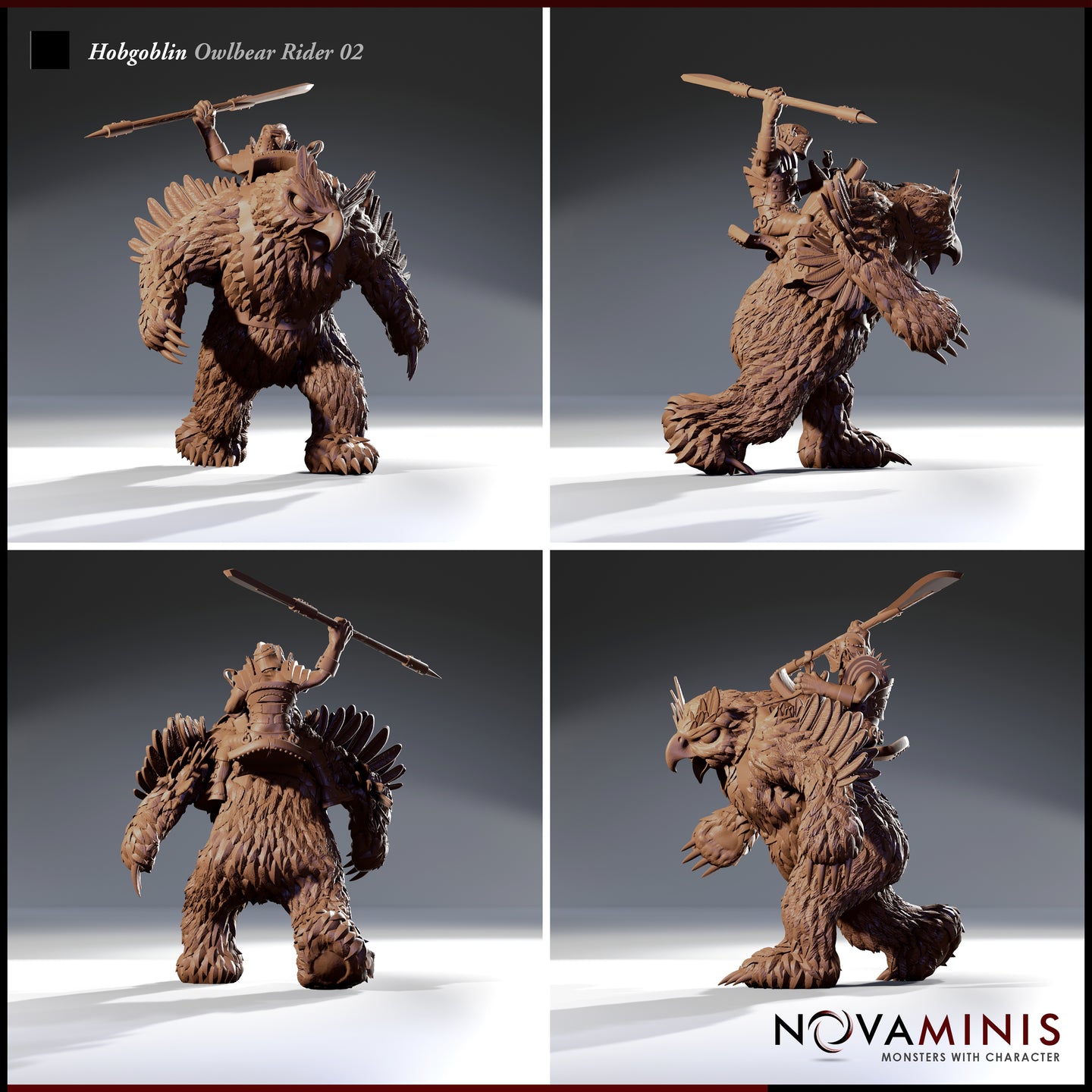 Hobgoblin Owlbear Rider Bundle by Novaminis