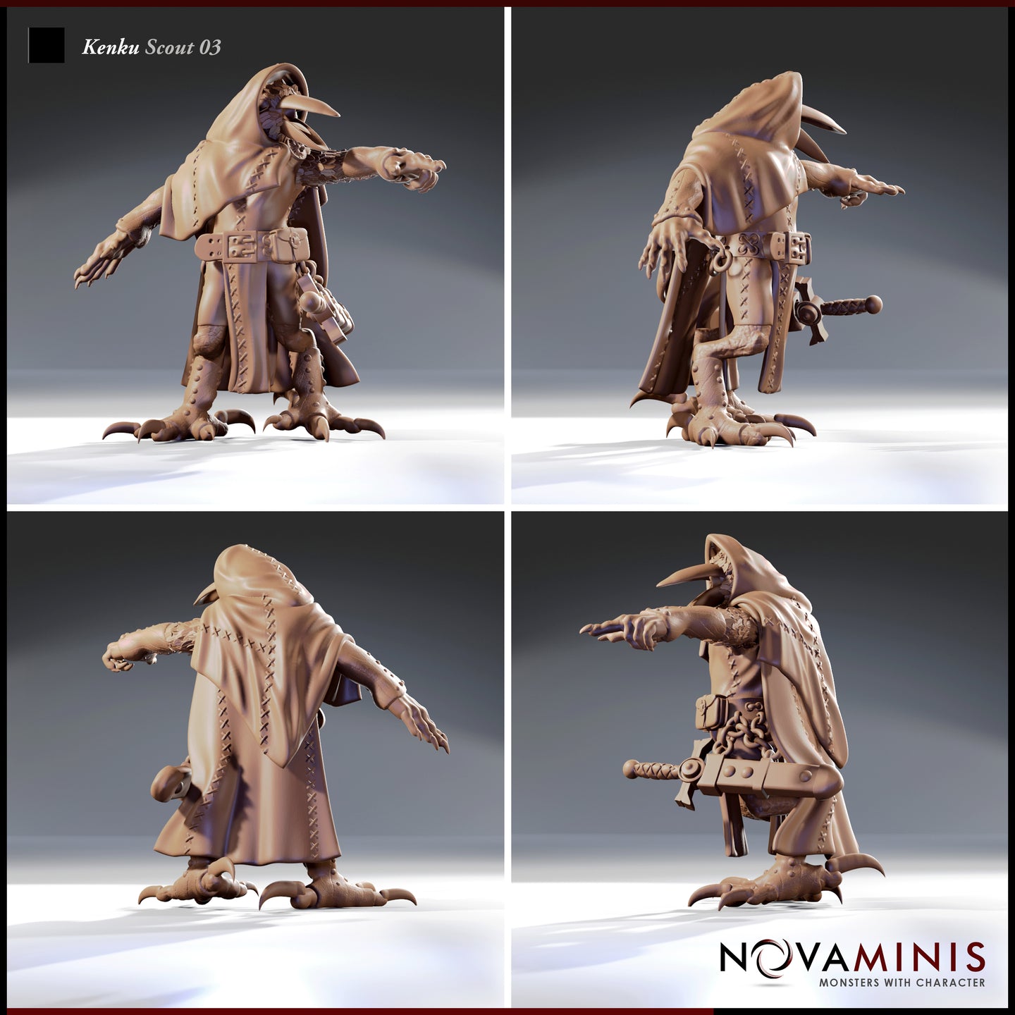 Kenku (Birdfolk) Scout 03 by Novaminis