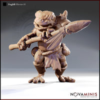 Frogfolk (Bullywug) Warrior 01 by Novaminis