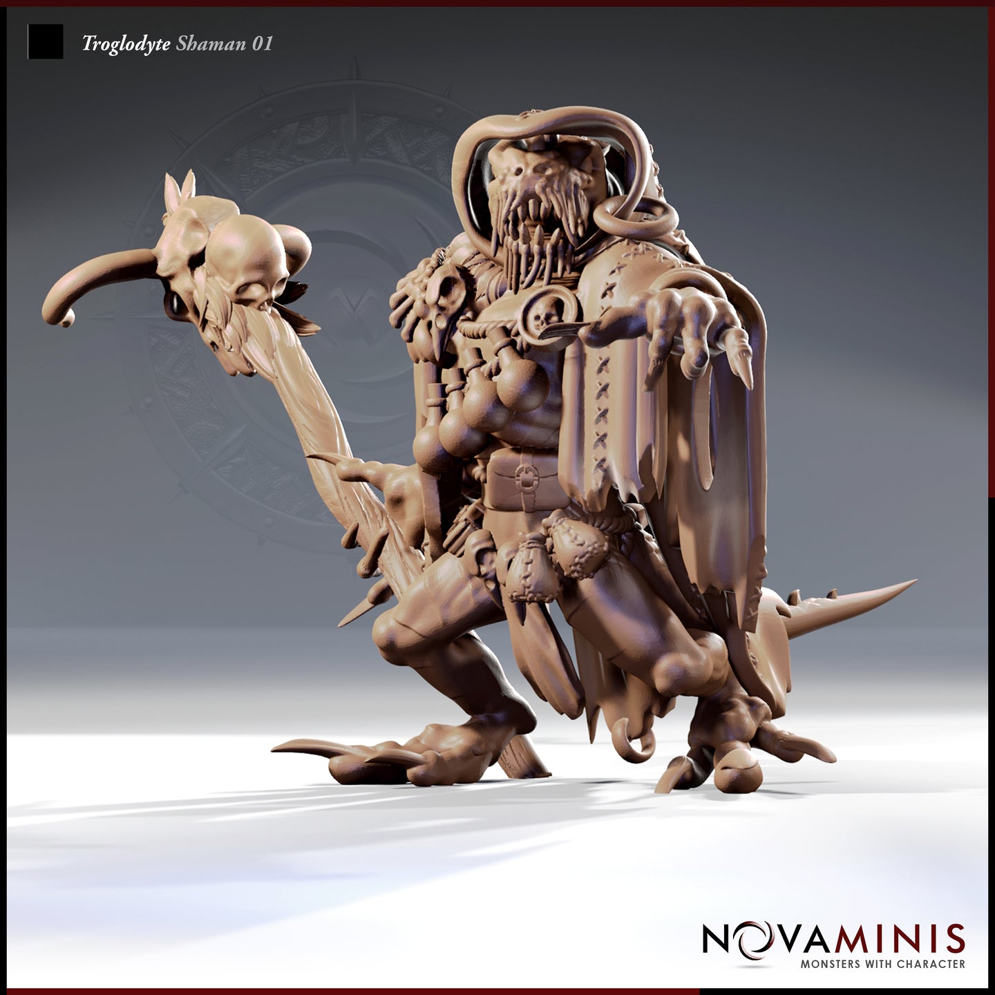 Troglodyte Shaman 01 by Novaminis