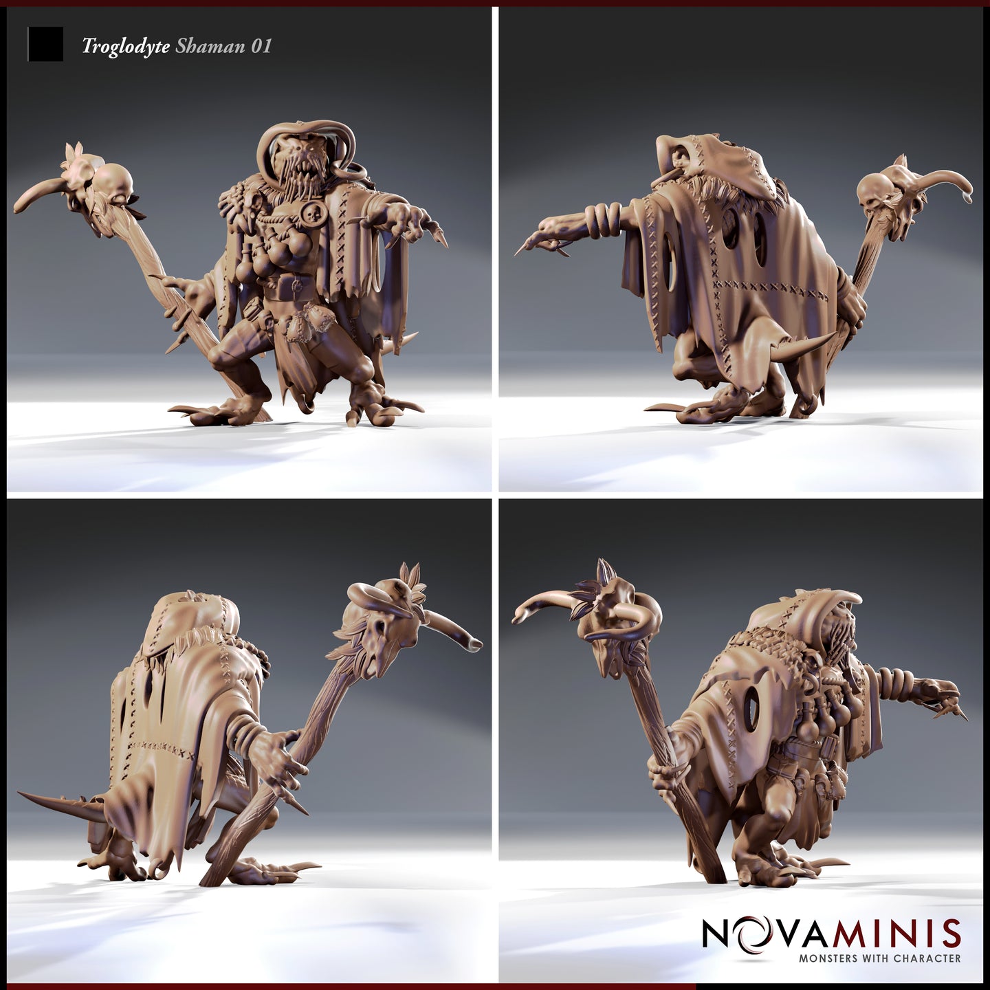 Troglodyte Shaman 01 by Novaminis