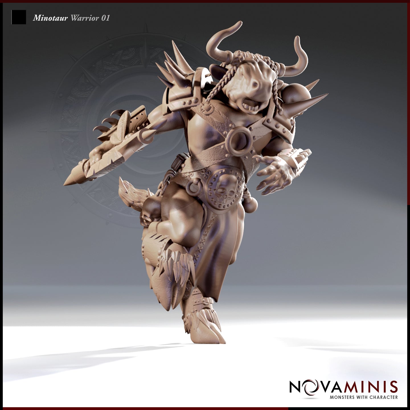 Minotaur Warrior Male 01 by Novaminis