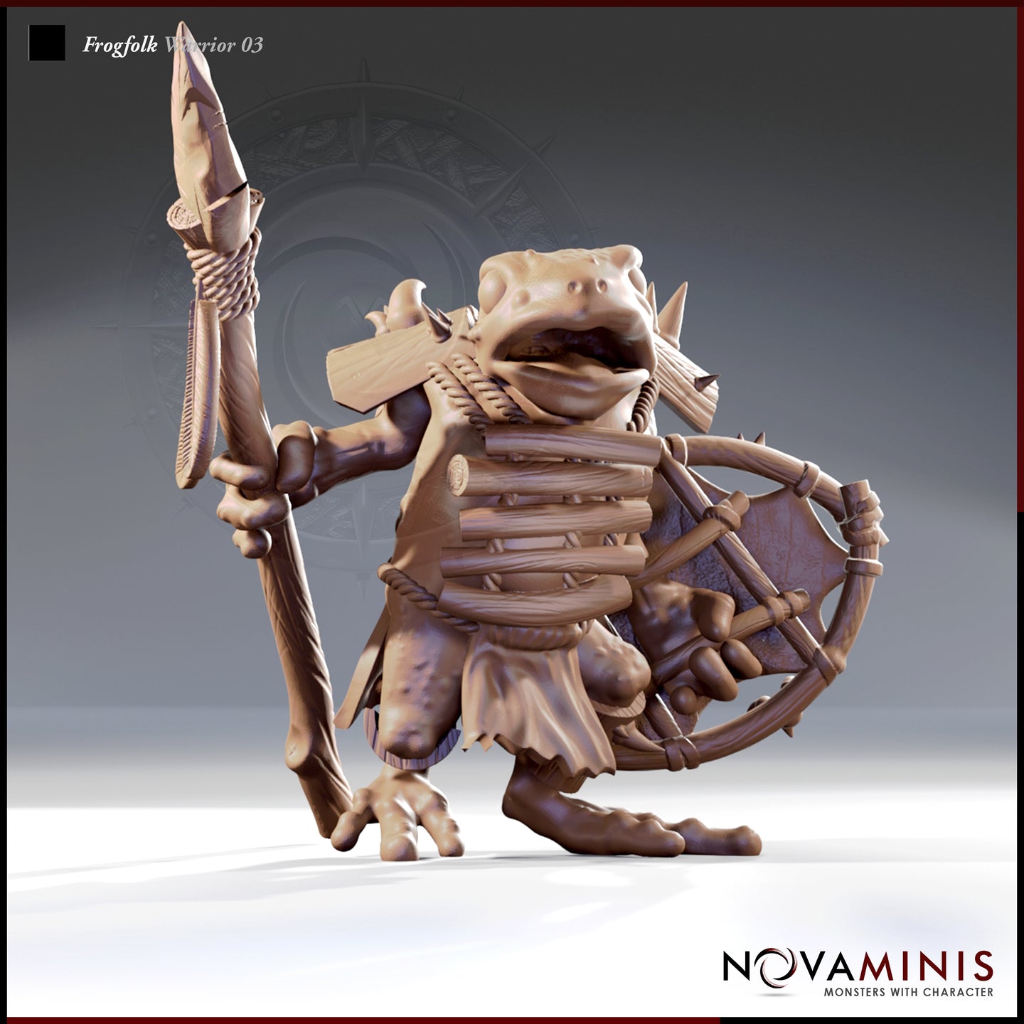 Frogfolk (Bullywug) Warrior 03 by Novaminis