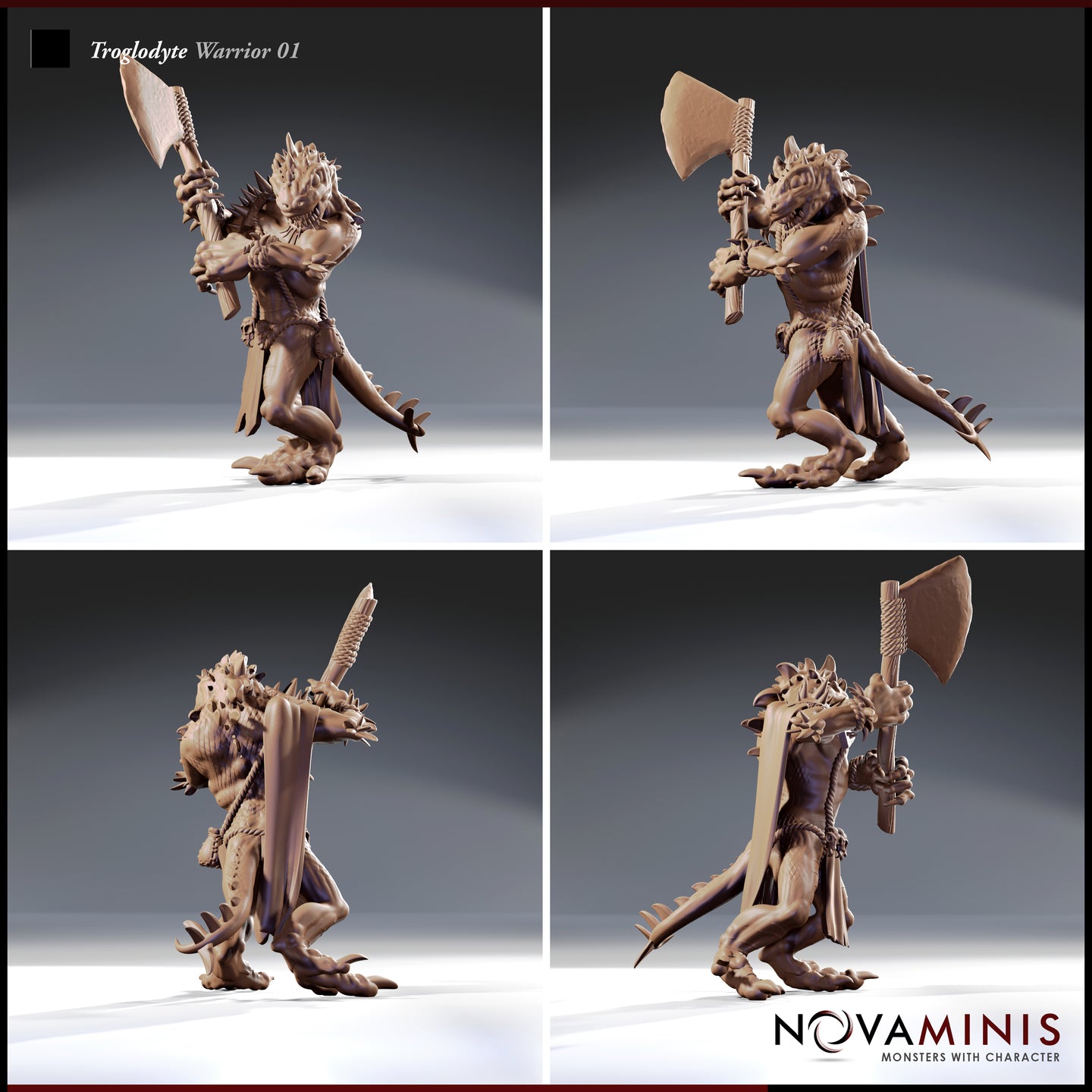 Troglodyte Warrior 01 by Novaminis