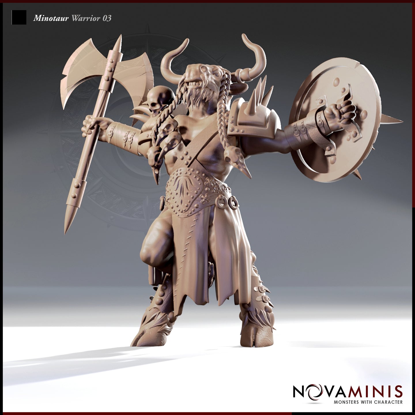 Minotaur Warrior Male 03 by Novaminis