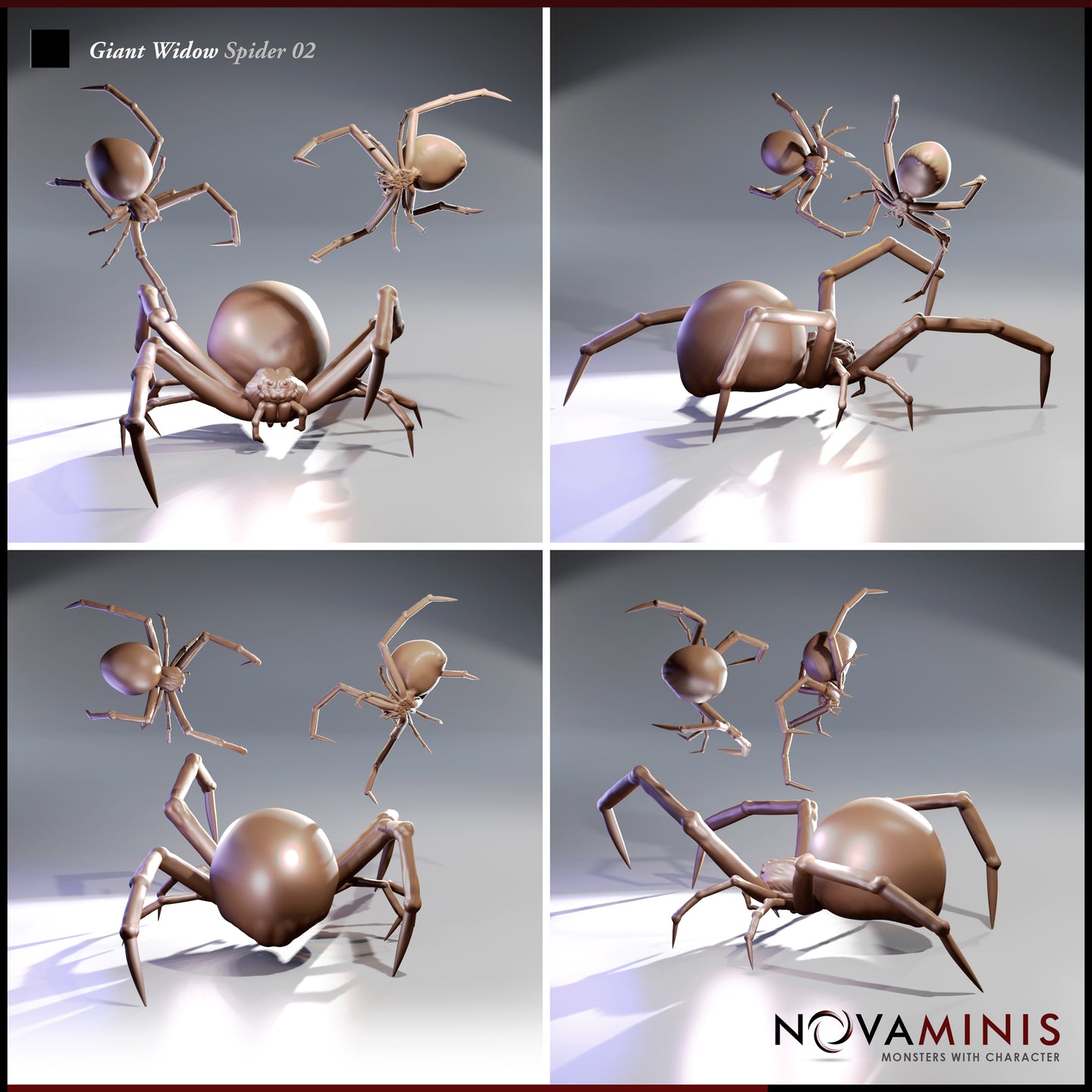 Giant Widow Spider Bundle by Novaminis