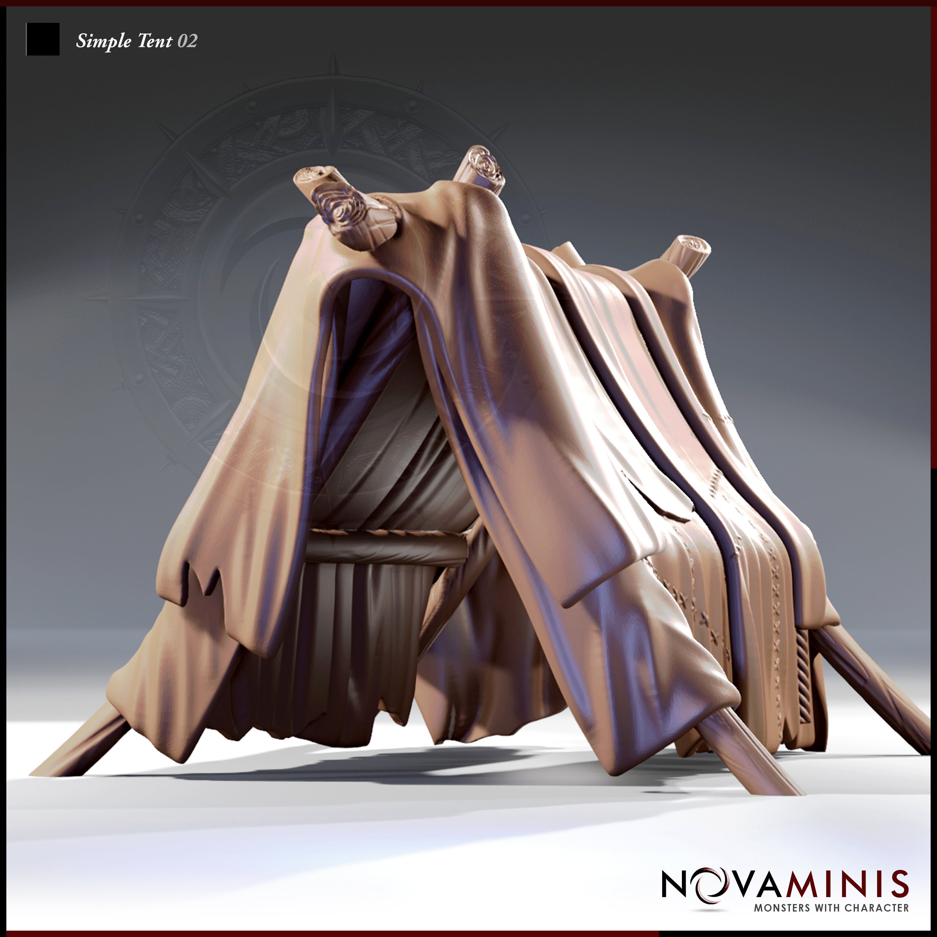 Diviners Tent Simple Tent | D&D Miniature for Dungeon Terrain – MitzNSimz