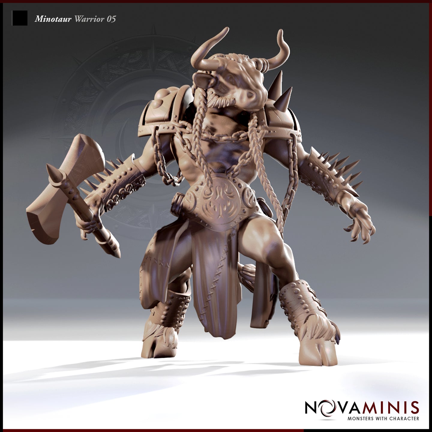 Minotaur Warrior Male 05 by Novaminis