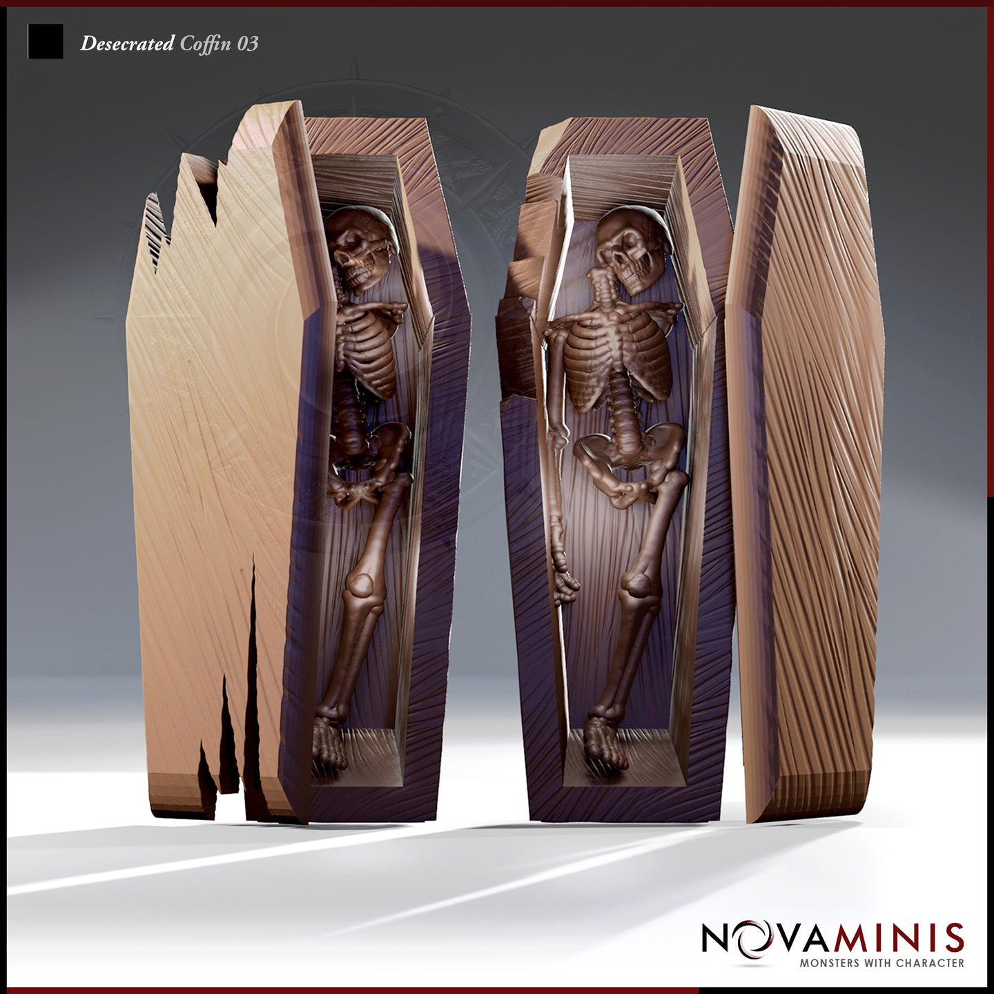 Desecrated Coffin 03 by Novaminis