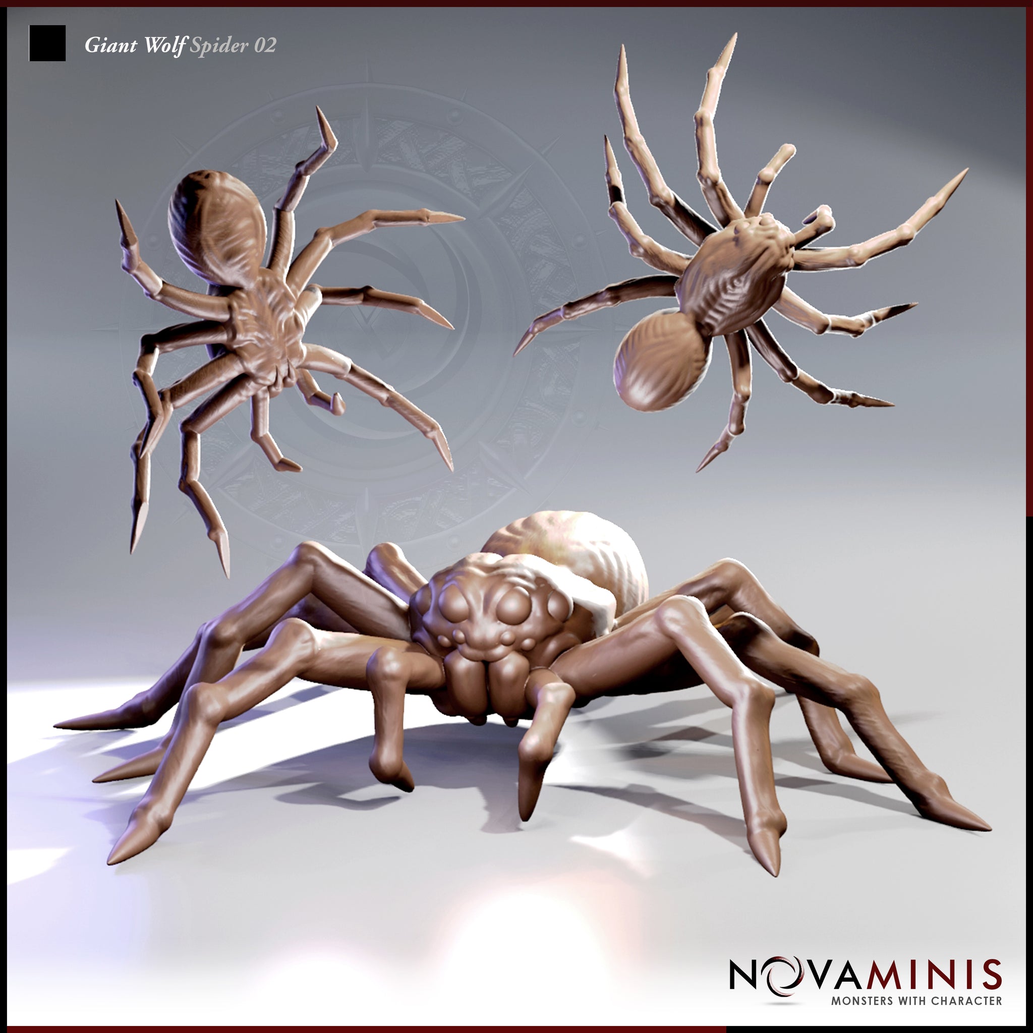 Giant Wolf Spider Bundle by Novaminis