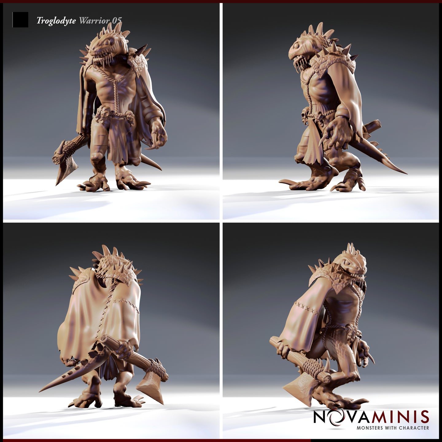 Troglodyte Warrior 05 by Novaminis