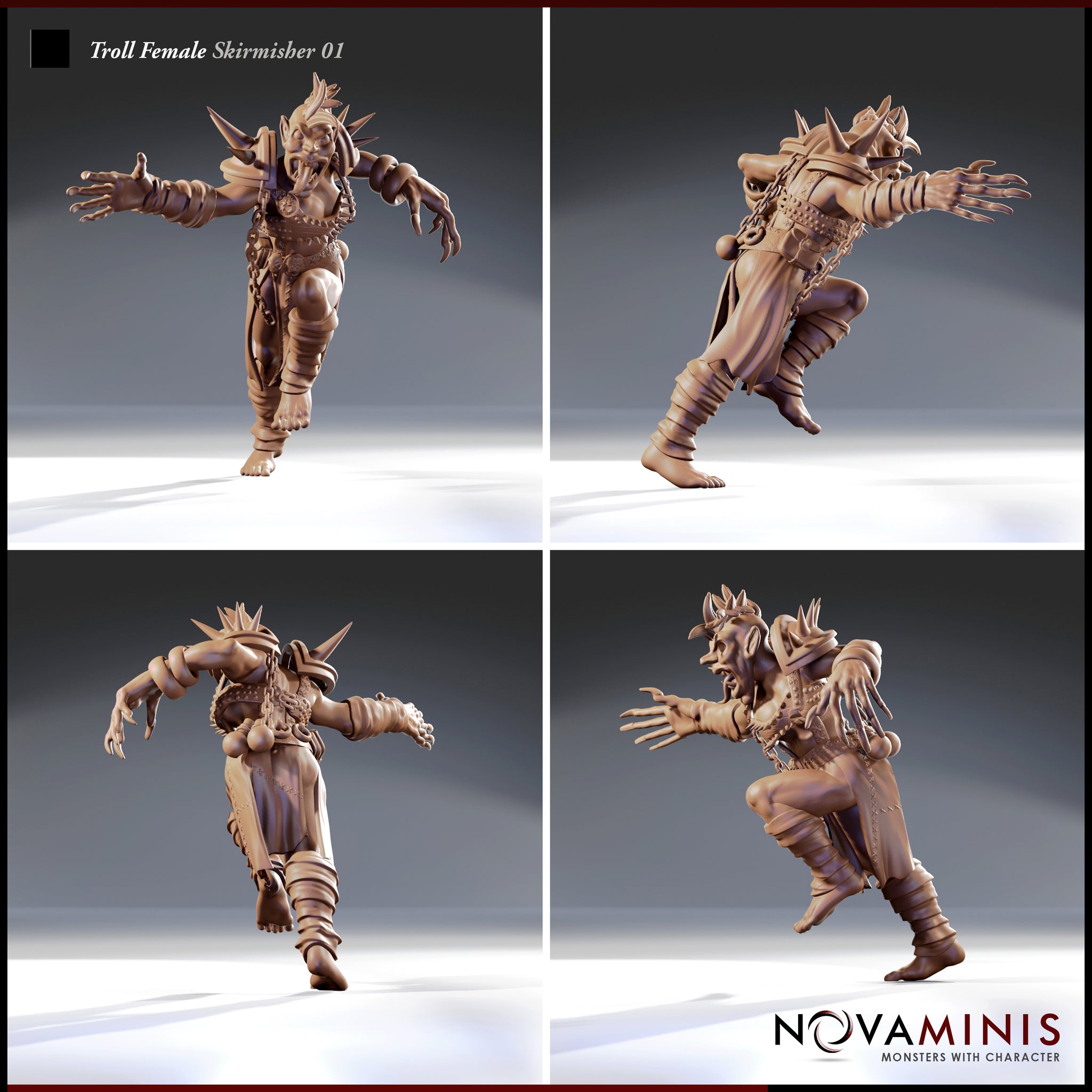 Female Troll Skirmisher Bundle by Novaminis