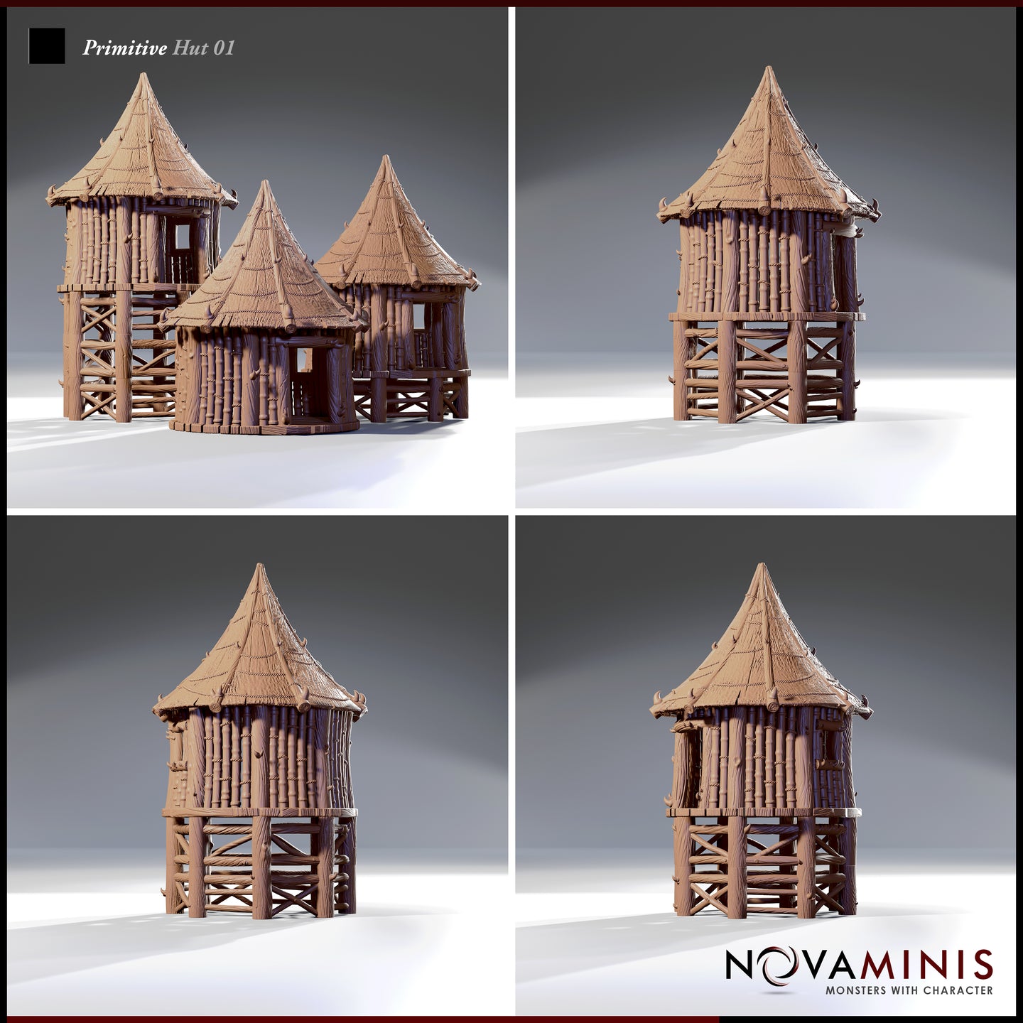 Primitive Hut 01 by Novaminis