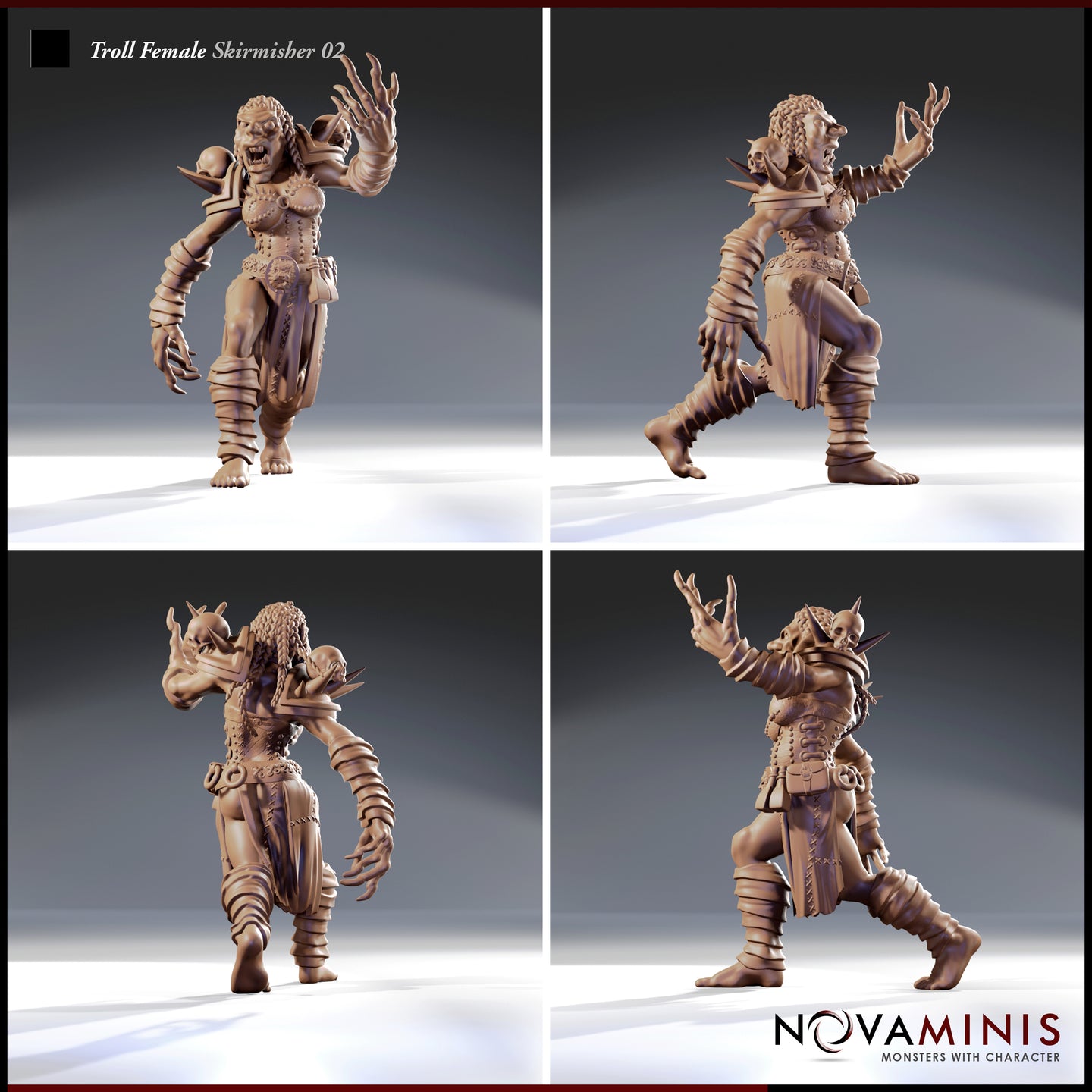 Female Troll Skirmisher 02 by Novaminis