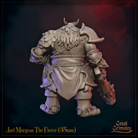 Jarl Morgran The Fierce - Birdfolk Barbarian by Great Grimoire