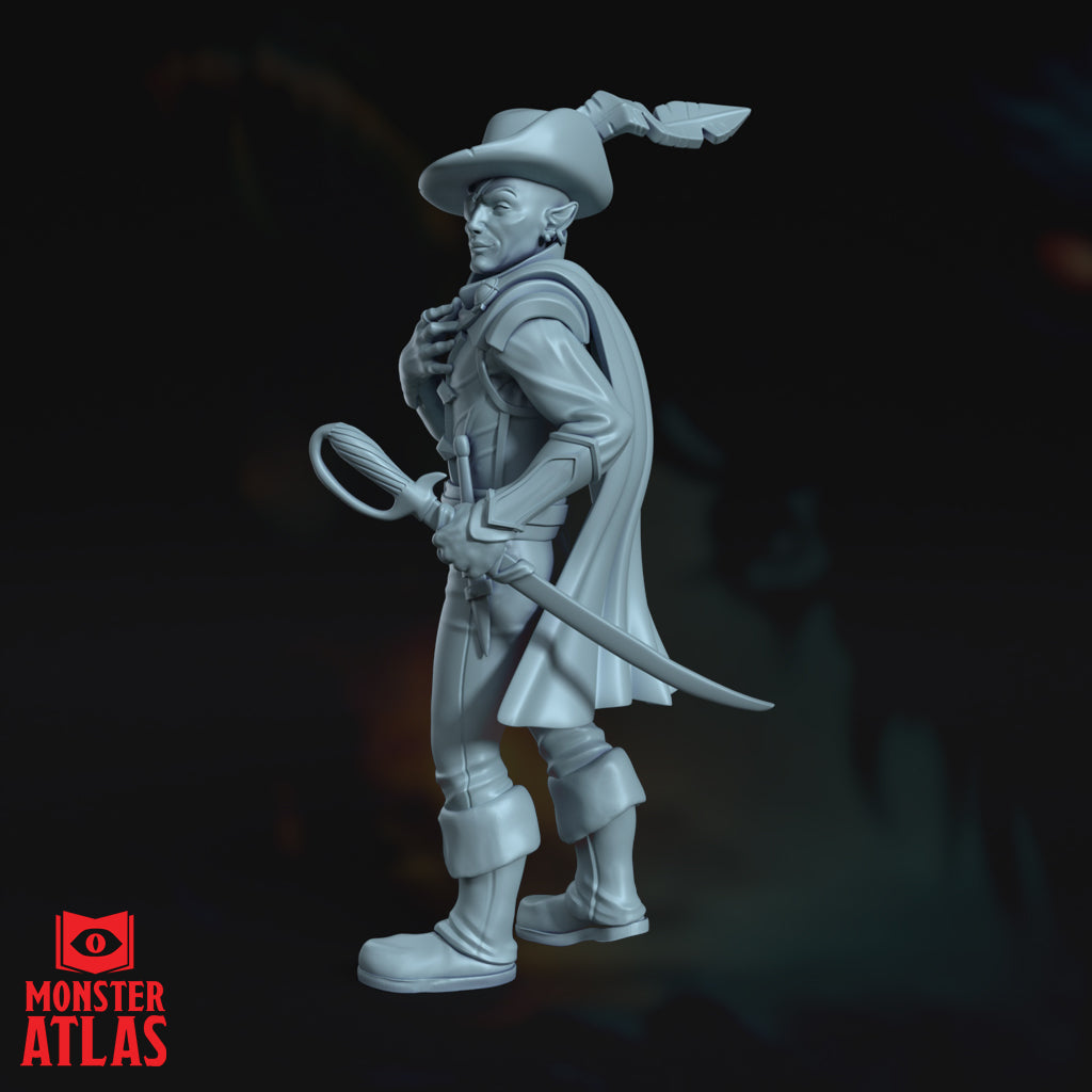 Drow Swashbuckler (Jarlaxle Baenre) by Monster Atlas