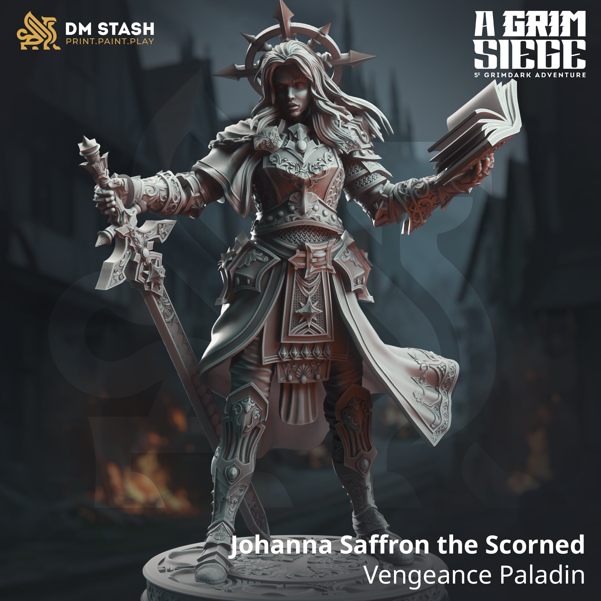 Venegeance Paladin (Johanna Saffron of the Scorned) by DM Stash