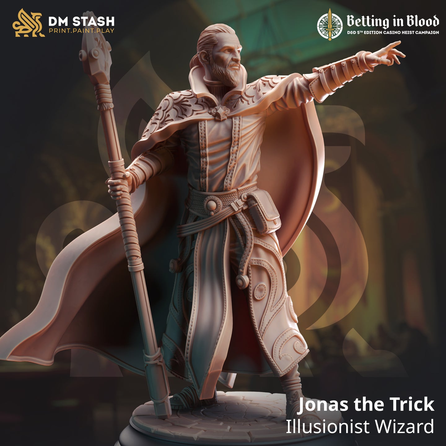 Illusionist Wizard (Jonas the Trick) by DM Stash