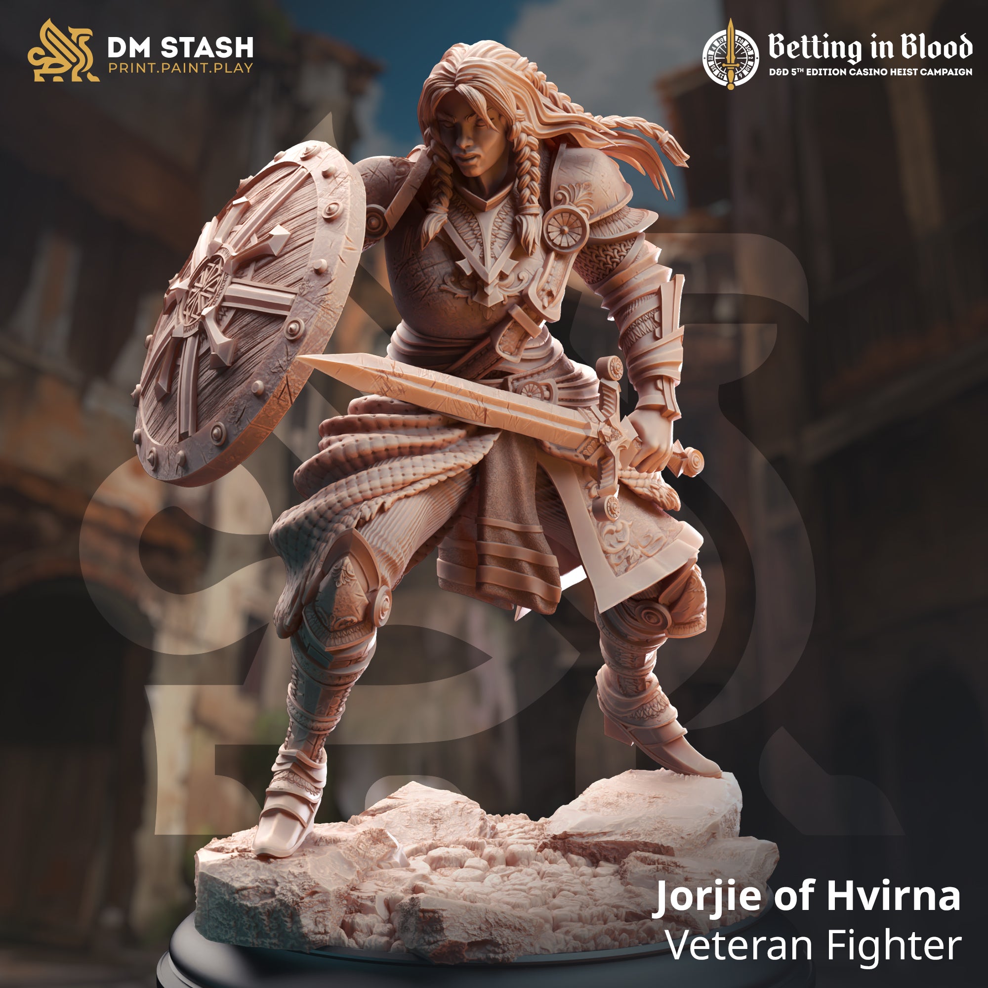 Veteran Fighter (Jorjie of Hvirna) by DM Stash