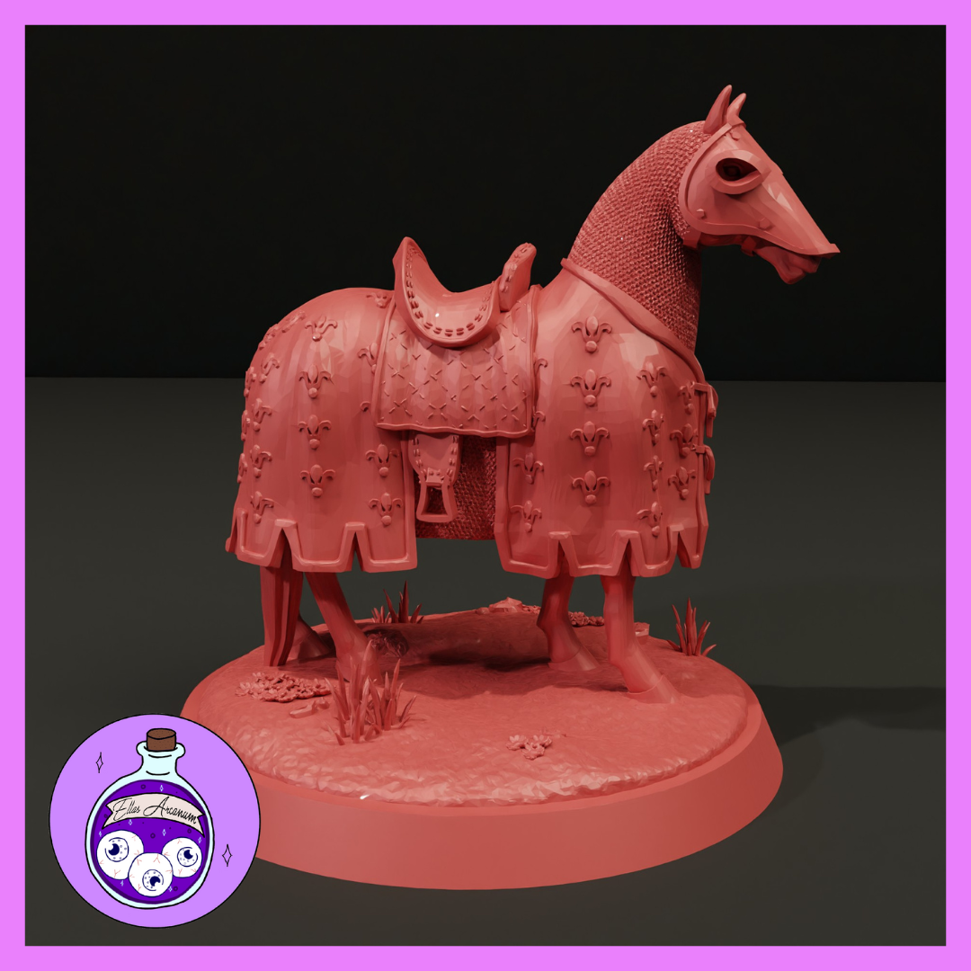 Jousting Horse 1 by Ella's Arcanum Minis