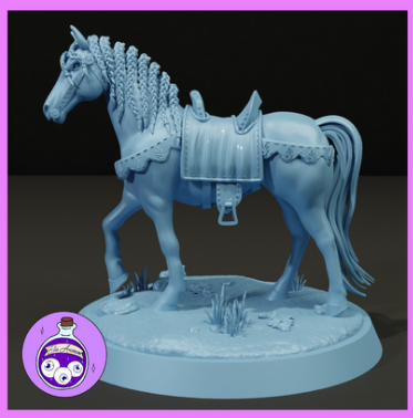 Jousting Horse 2 by Ella's Arcanum Minis